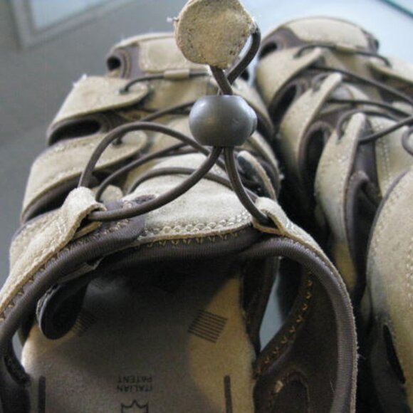 Brand New, never worn Men's GEOX Respira suede Sandals 12.5 - Picture 2 of 6